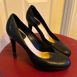 Christian Dior Black Platform Pump Heels